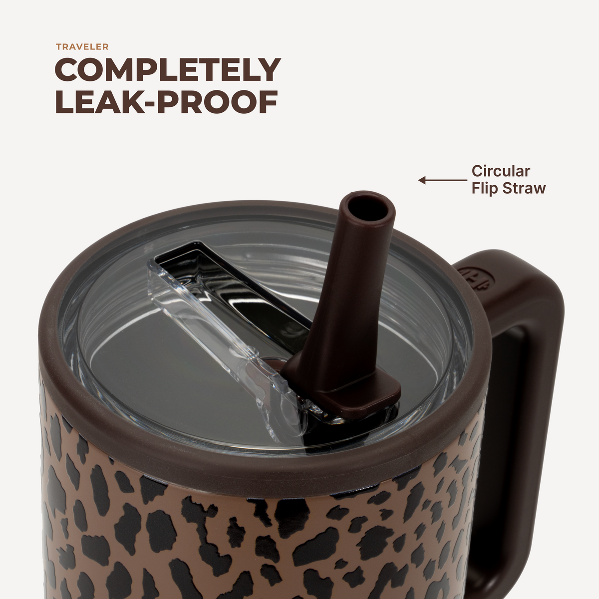 Traveler (40Oz) - Brown Leopard - US 5376
